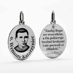 Medalik ze srebra Wenanty...