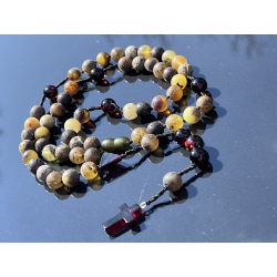 Różaniec z naturalnego...