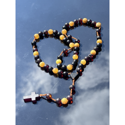 Różaniec z naturalnego...