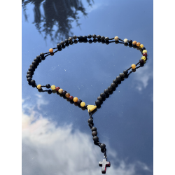 Różaniec z naturalnego...