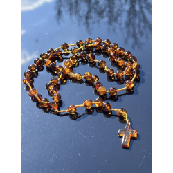 Różaniec z naturalnego...