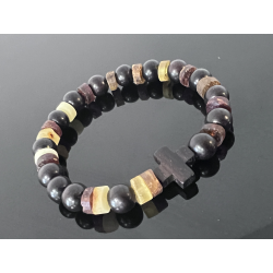 Różaniec z bursztynu i...