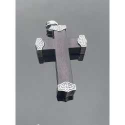 Krzyżyk z hebanu tygrysiego...