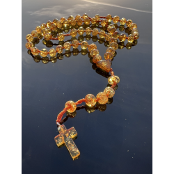 Różaniec z naturalnego...