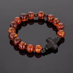 Pulsera rosario real ámbar...