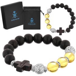 Pulsera del rosario, ámbar...